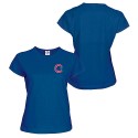 Chicago Cubs Personalized Ladies Royal T-Shirt