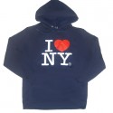 I Love NY Navy Hooded Sweatshirt