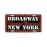 Broadway Lights NY License Plate