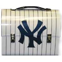 Yankees Pinstriped Tin Lunch Box