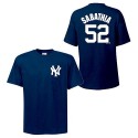 Yankees CC Sabathia Name & Number Youth Tee