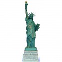 8 3/4 Inch Statue of Liberty w/ Half Base