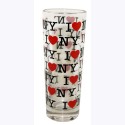 I Love NY Repeat Clear Shooter Glass