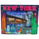 NY Twilight Skies 3D Liberty 4 x 6 Frame