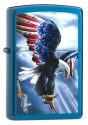 Mazzi Eagle of America Sapphire Zippo