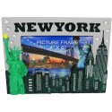 NY Grey Skies 3D Liberty 4 x 6 Frame