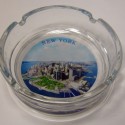 NYC "Downtown" Glass Ashtray