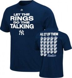 Yankees "Let The Rings Do The Talking" T-Shirt
