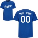 LA Dodgers Personalized Royal Blue Youth T-Shirt