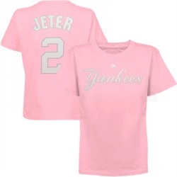 Yankees Jeter Pink Name & Number Toddler Tee