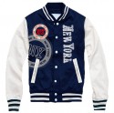 NYC Navy Varsity Jacket