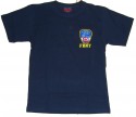FDNY Embroidered Patch Navy Tee