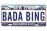 Bada Bing NY License Plate
