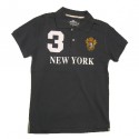 Charcoal New York 3 Series Polo
