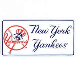 NY Yankees License Plate