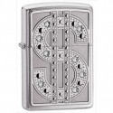 Bling Emblem High Polish Chrome Zippo
