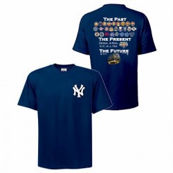 Yankees "Past,Present,Future" Navy Mens Tee