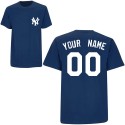 NY Yankees Personalized Navy Youth T-Shirt