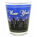 NY Night Skyline Shotglass