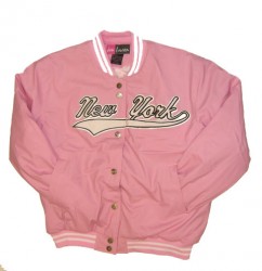 New York Pink Bomber Jacket