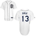 Detroit Tigers Adult Replica Alex Avila Home Jersey