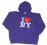 I Love NY Purple Hooded Sweatshirt
