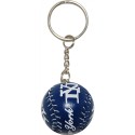 New York Blue Baseball Keychain