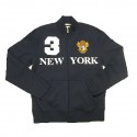 Navy New York 3 Series Full Zip Sweatshirt