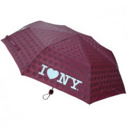 Red I Love NY Umbrella with Hearts