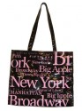 NYC Pink Letters PVC Hand Bag